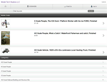 Tablet Screenshot of modeltechstudios.com